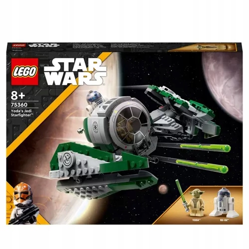 LEGO STAR WARS JEDI STARFIGHTER YODY R2-D2 VADÁSZGÉP ÉPÍTŐKOCKA 75360 Mesehős/Mesecím nincs