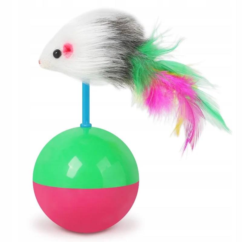 Levně Interaktivní myška s kočičím míčem, ne hrnek, zábavné kočky a psi, self h