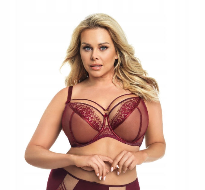 

Biustonosz Gorsenia K 496 Paradise-bordo *90I