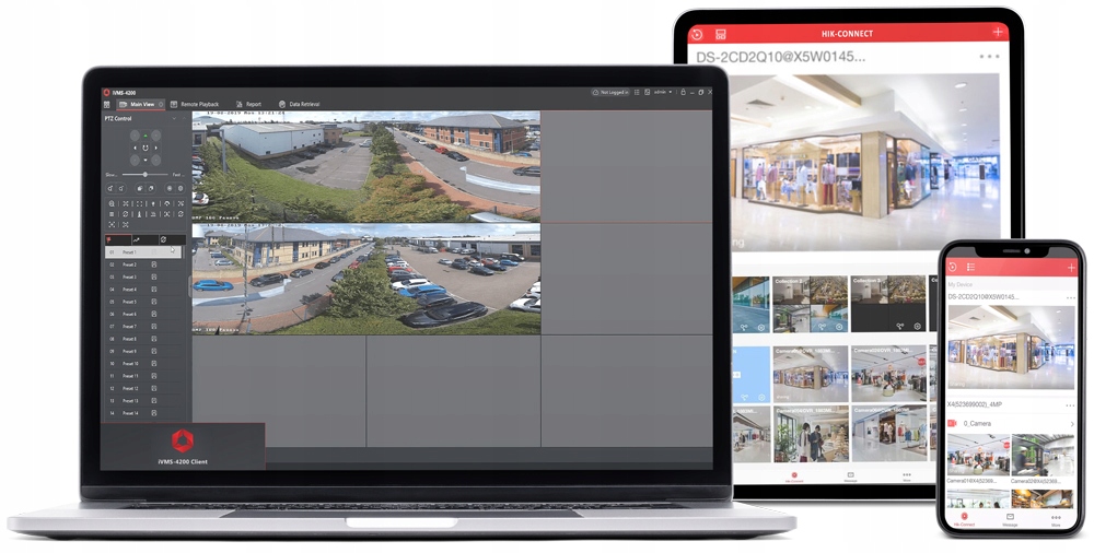 Rejestrator kamer monitoringu na 8 Kamer IP HiLook do 6Mpx Model NVR-8CH-4MP HiLook by Hikvision