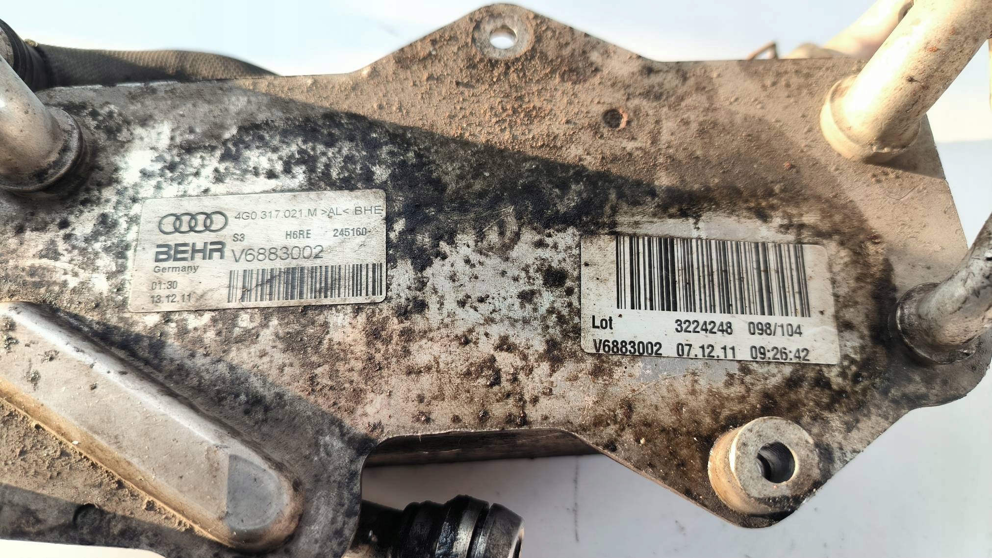 radiatore olio 4G0317021M AUDI A6 C7