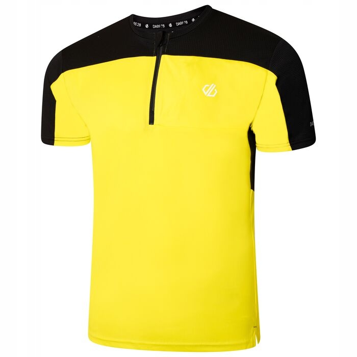 Męska koszulka rowerowa Dare2B DMT591 X9M żółty / czarny XL Rodzaj Wkładane przez głowę