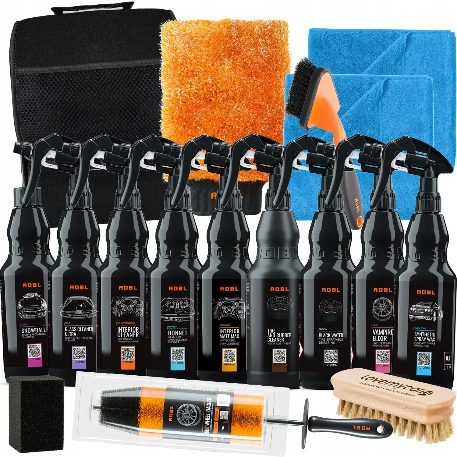 Adbl Sada na čištění auta Dárek k Vánocům a narozeninám