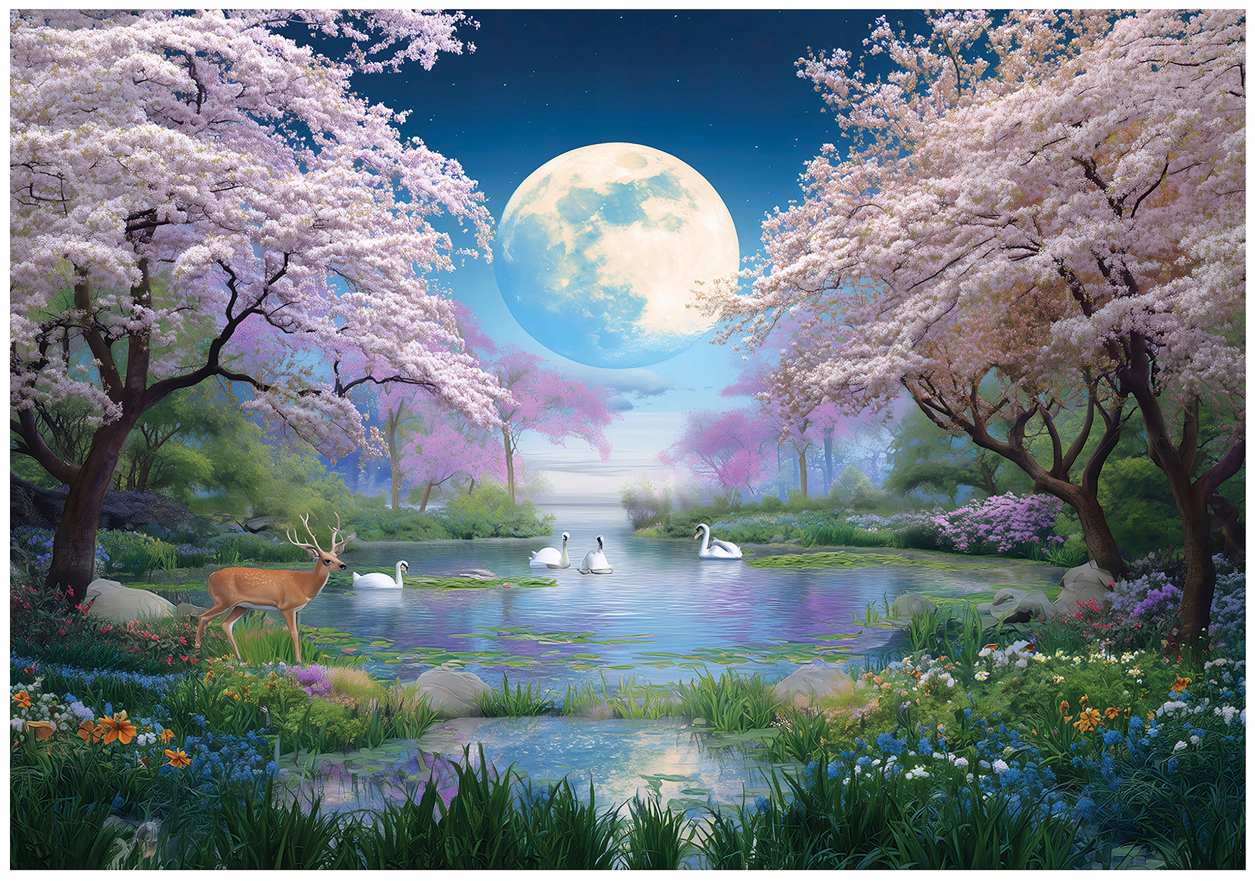 Fototapeta Jezero Les Krajina Příroda Na Zeď Ložnice Obývací Pokoj 350x250