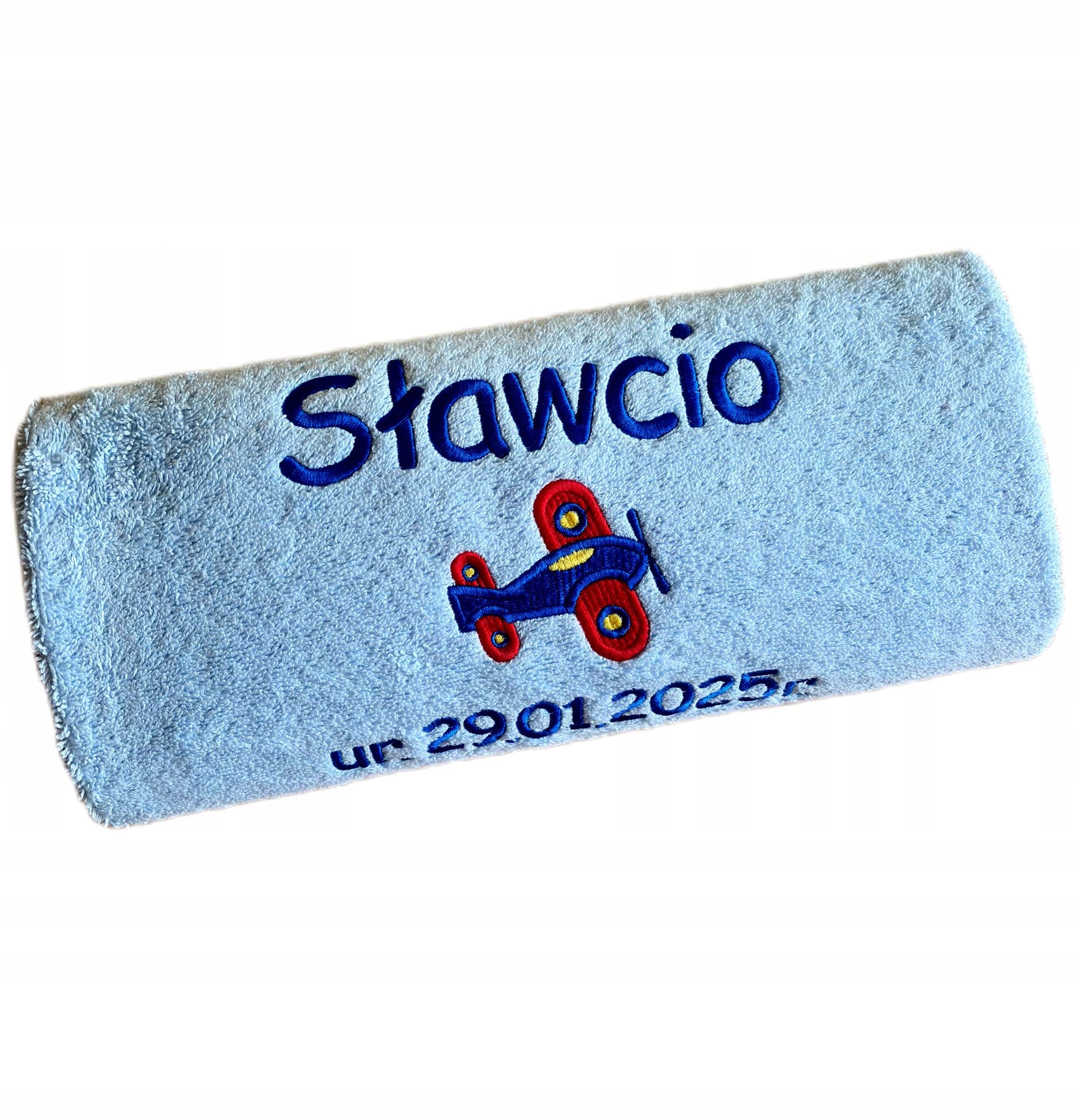 Dárek k Prvním Narozeninám pro chlapce dívky Roček ručník s jménem