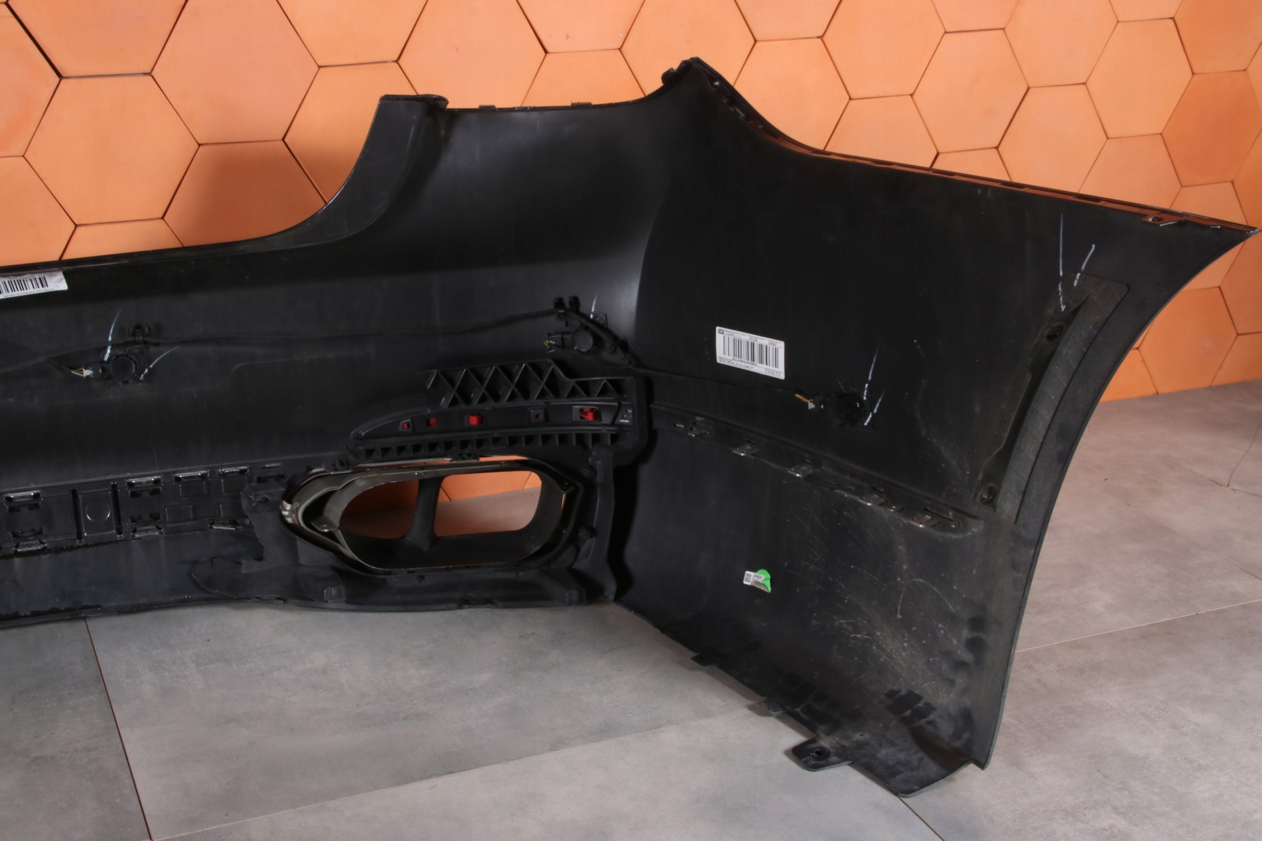 BMW 7 G11 G12 bumper rear rear part PDC bundle complete S34 AZURIT SCHWARZ