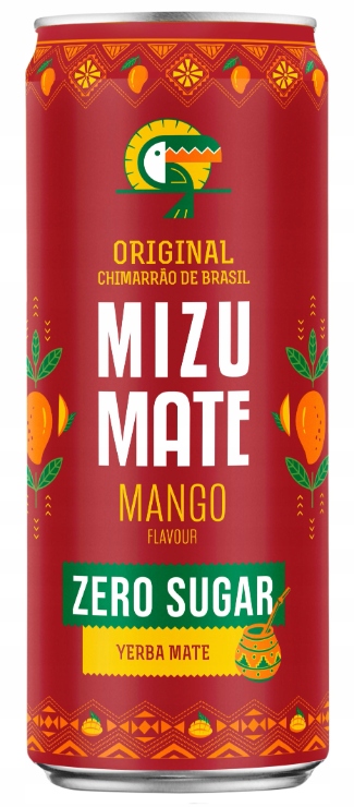 Vitamizu Mizu Yerba Mate Mango Zero 330 ml x 24 sztuki