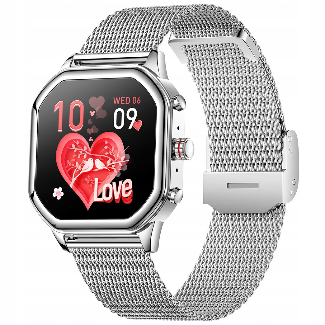 Chytré Hodinky Dámské Hagen HC84.111.1411 stříbrný náramek