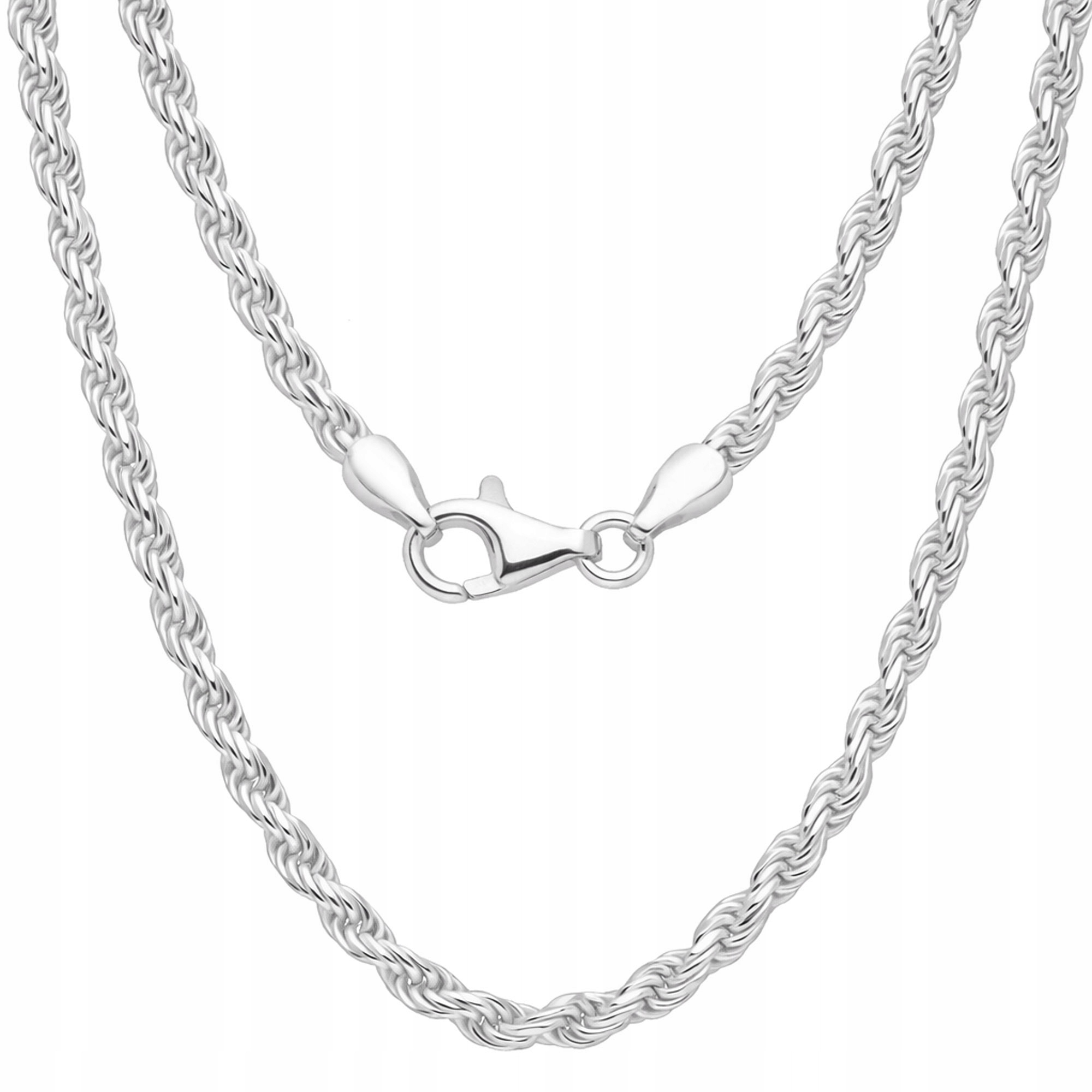 Stříbrný řetízek 925 Corda Korda kroucený 2.2 mm pánský dámský 45 cm