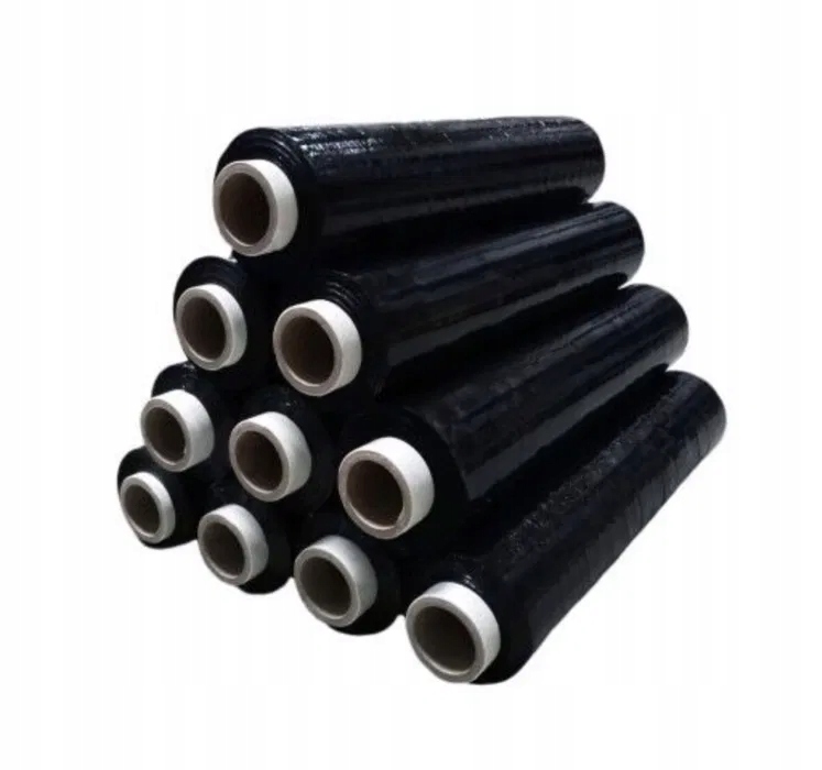 FOLIA STRETCH 2,5KG CZARNA grubość 23 mikrony