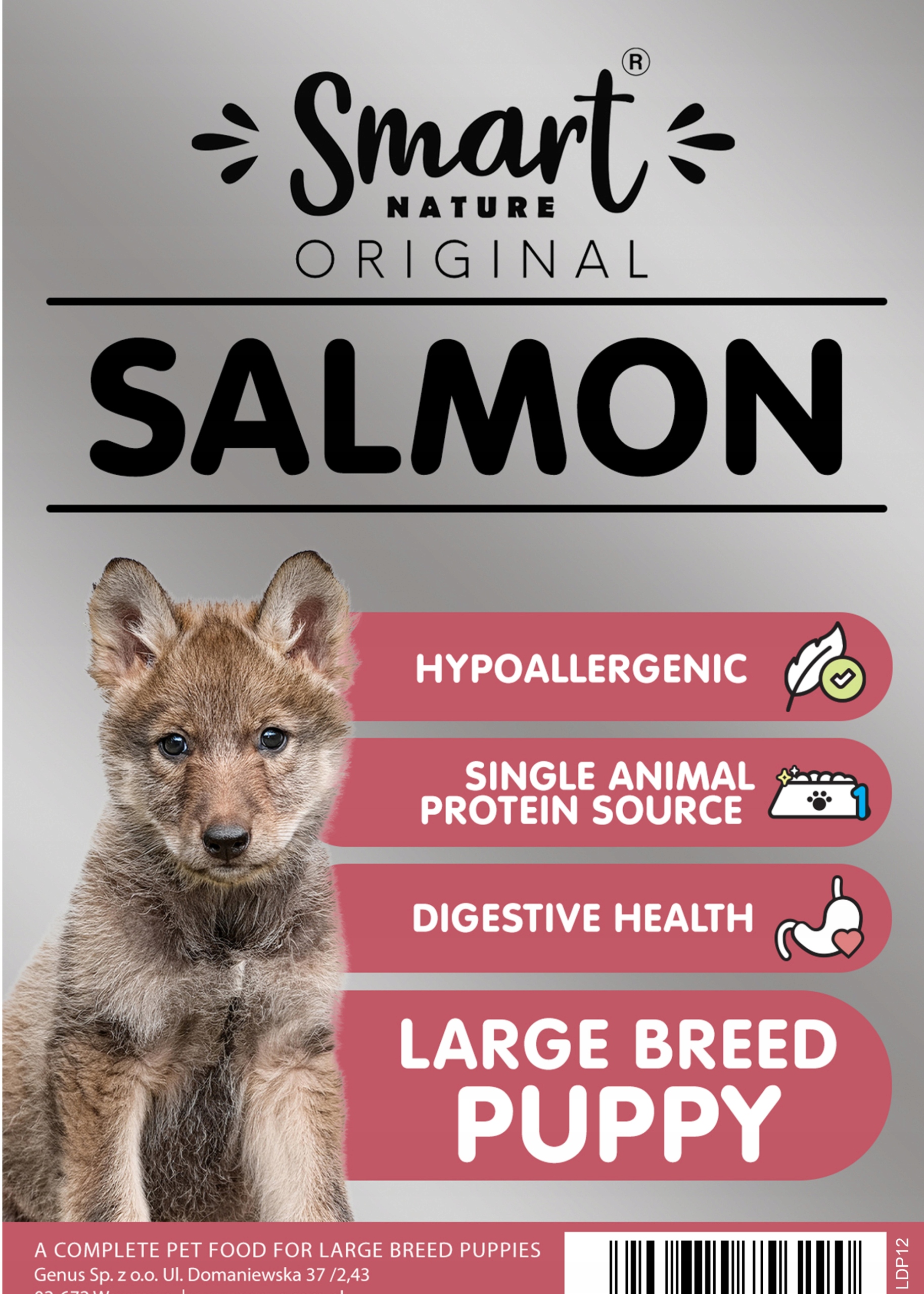 Smart Nature Original Puppy Salmon 2 kg krmivo pro štěňata z lososového masa