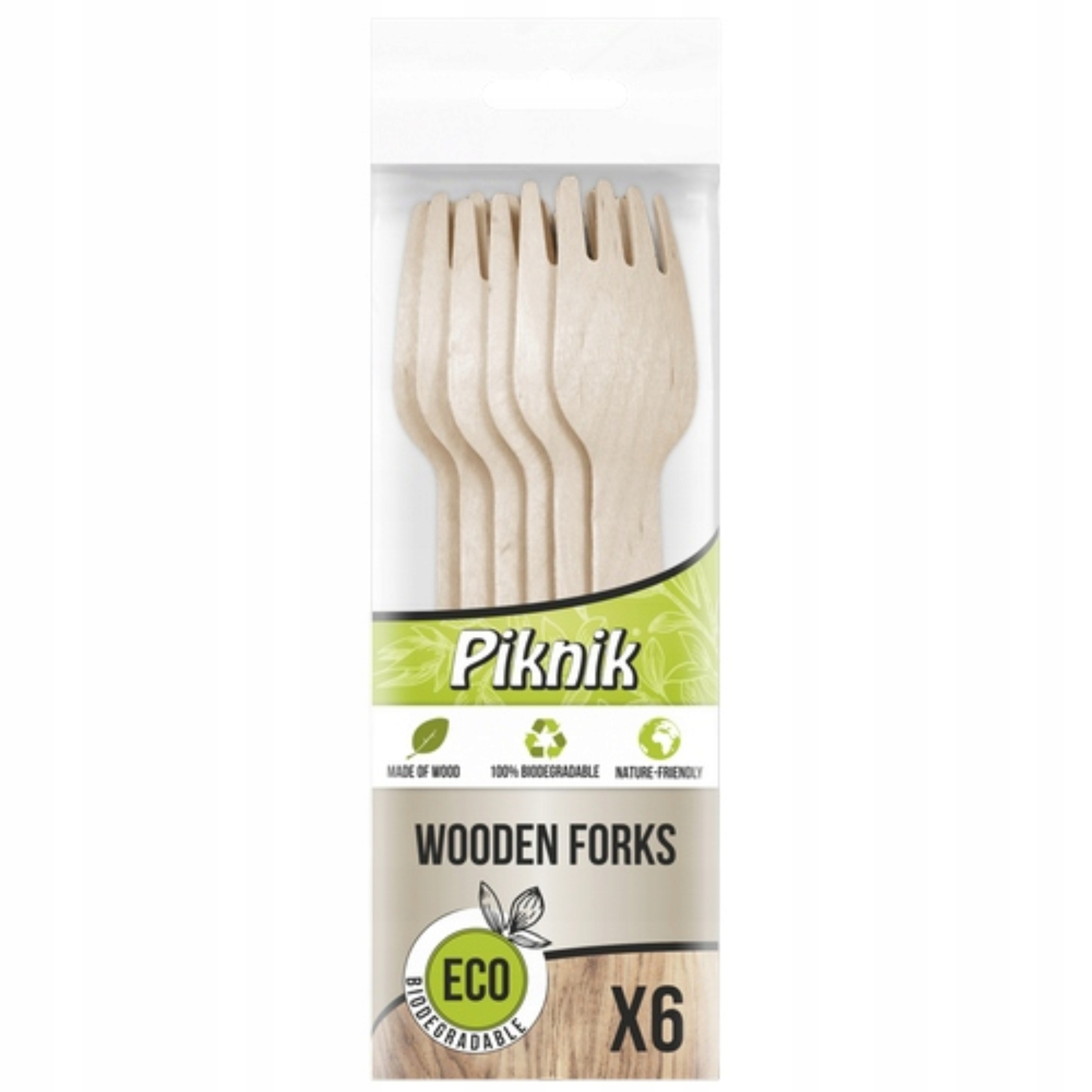 

Widelec widelce drewniane Piknik 16cm 6szt
