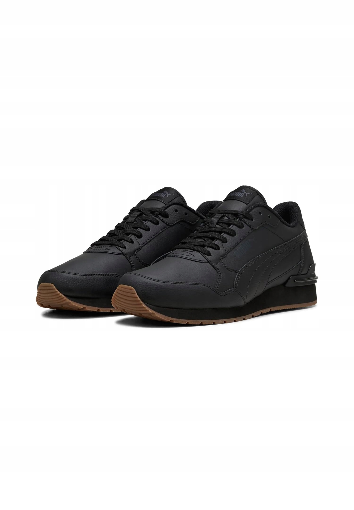 Pánské černé kožené boty Puma St Runner Přírodní kůže 399068 12 vel. 45