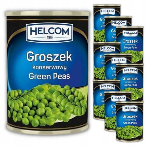 Groszek konserwowy Helcom 400 ml x 10 sztuk