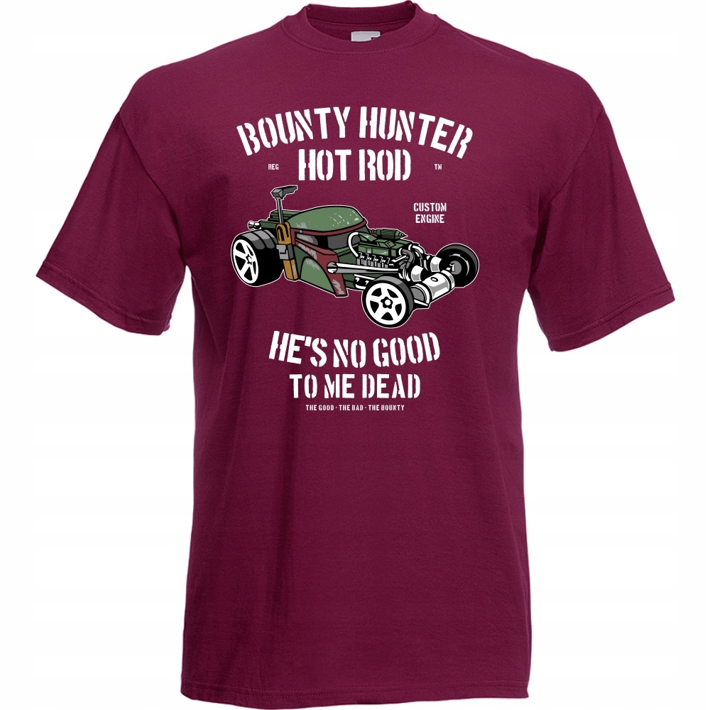 

Koszulka hot rod quad auto militaria M burgund