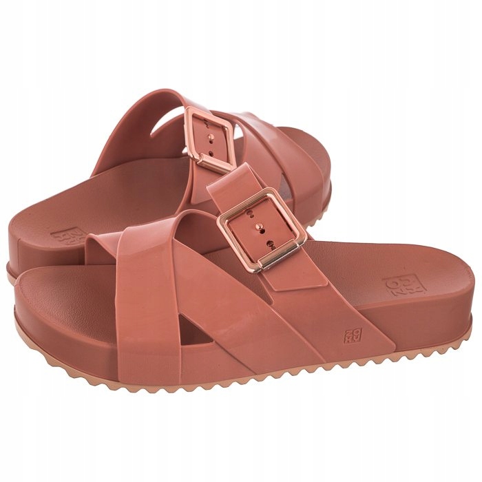 

Buty Damskie Klapki Zaxy Livre Tam 18415 Brązowe