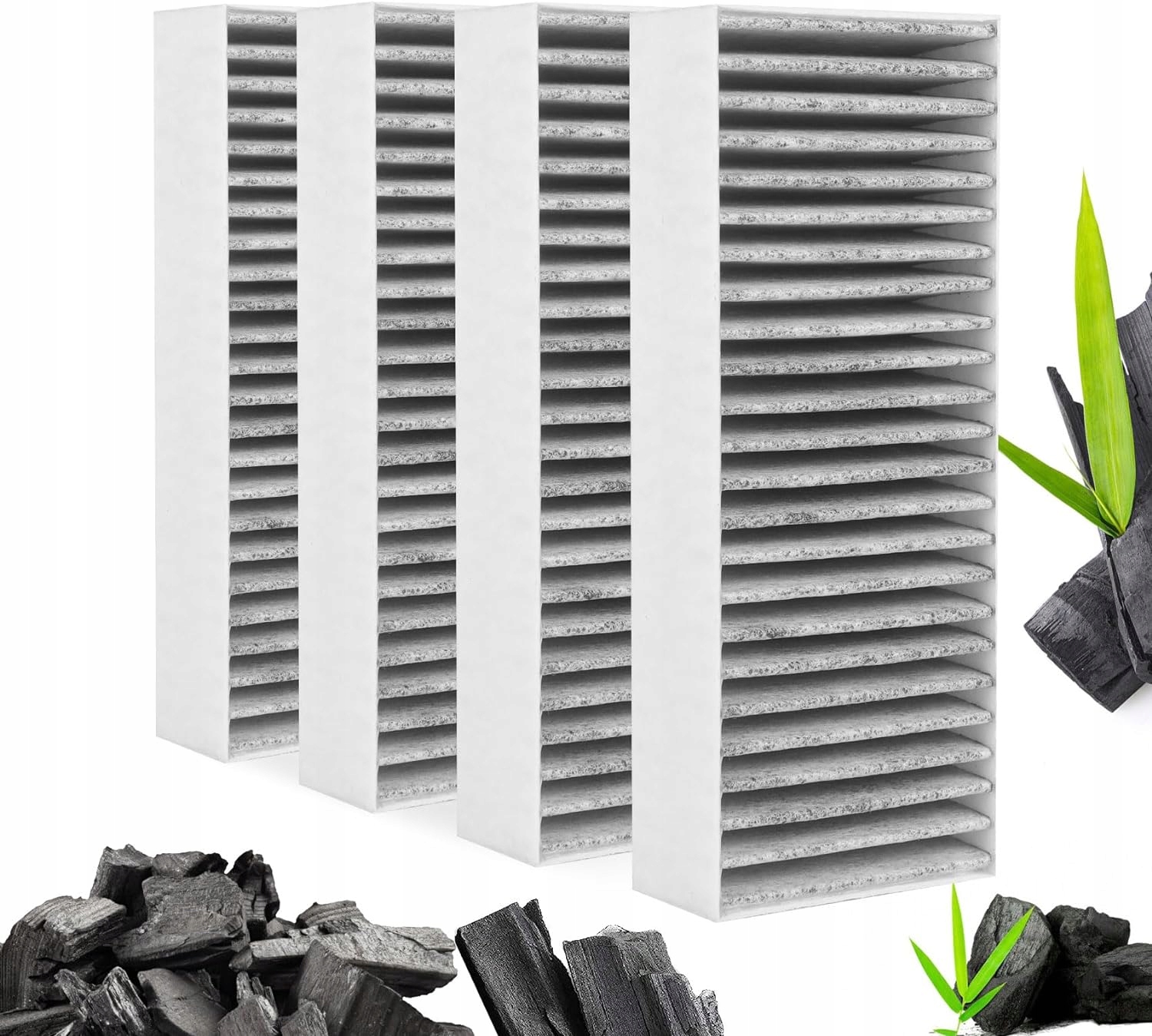 4x Uhlíkový Filtr Okapový Pro Siemens Bosch Neff Gaggenau 19x7,5x3,5 cm