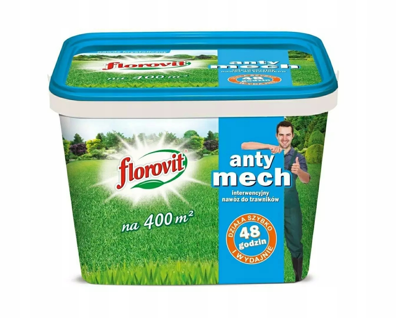 Nawóz Florovit do traw 8kg, anty-mech