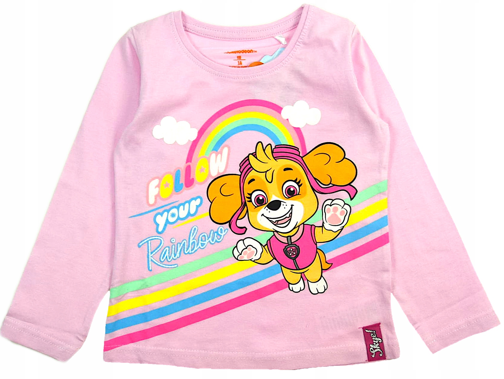

Bluzeczka Psi Patrol Paw Skye Tęcza Róż 128