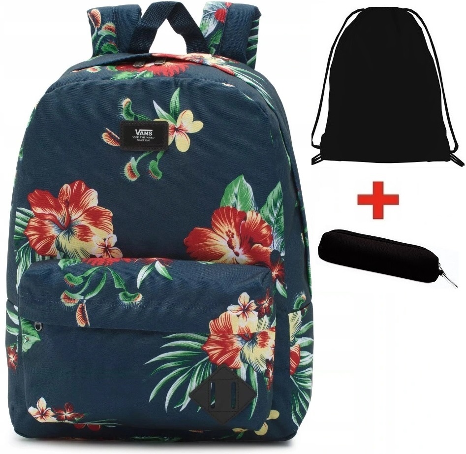 

Zestaw Plecak W Kwiaty Vans Piórnik Worek Na Buty