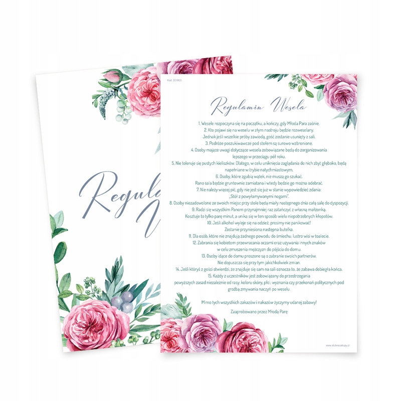 

Regulamin Wesela padną ze śmiechu Fuksjowy Jaskier