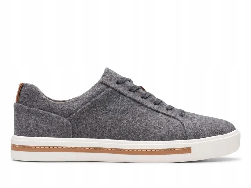 Clarks Dámské polobotky Un Maui Lace velikost 36 šedé lehké textilní boty