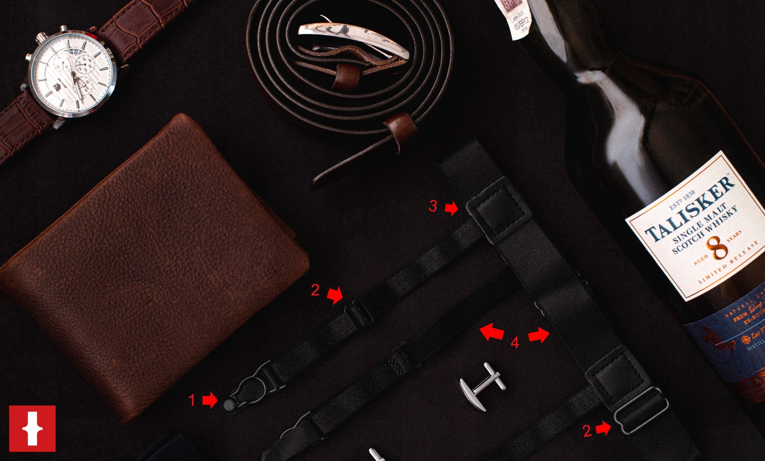 WEISNER ORYGINALNE SZELKI MĘSKIE TRZYMAJĄCE DO KOSZULI POD SPODNIE WESELE ! Płeć mężczyzna