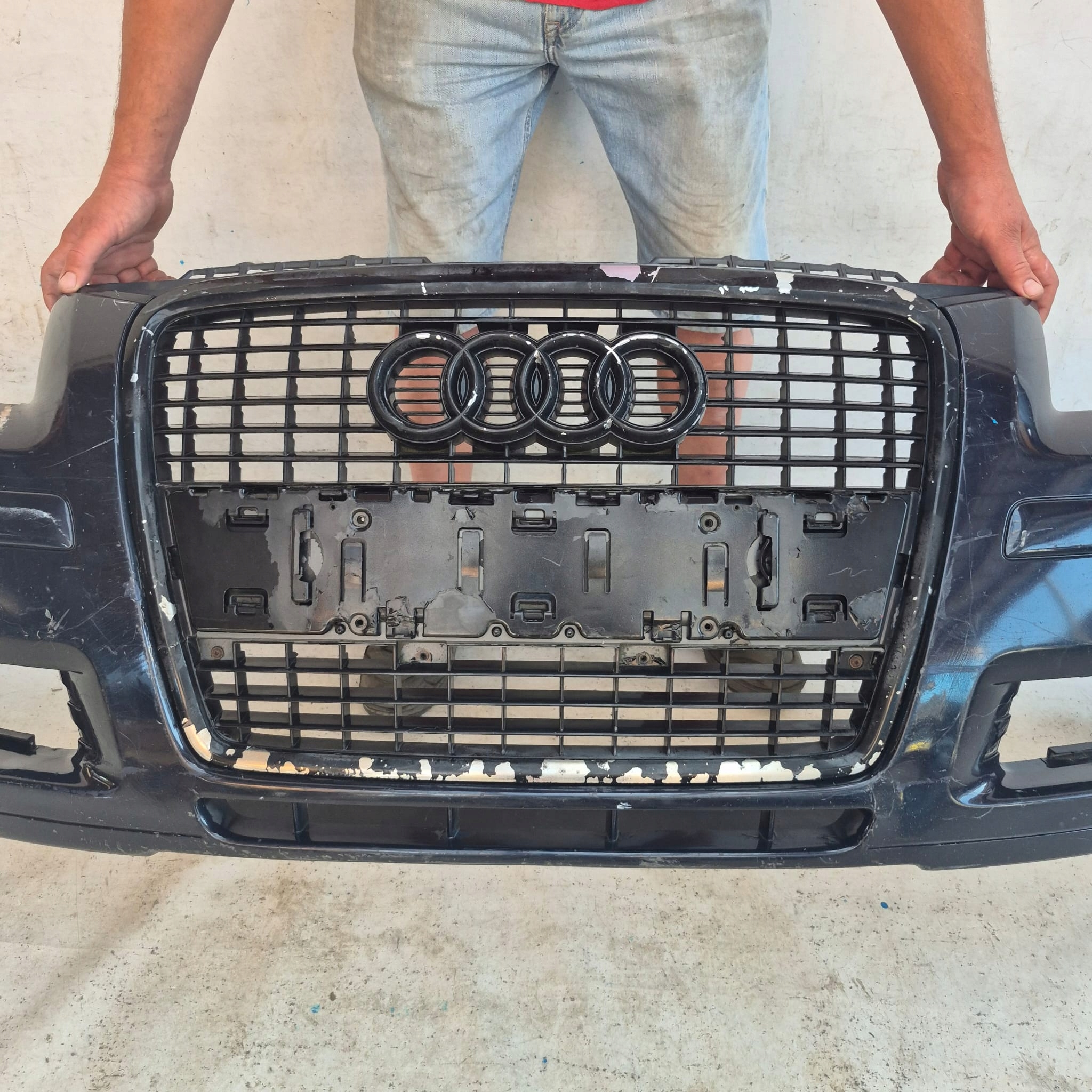 AUDI A3 8P LIFT 05-08 bumper front front grill grid 8P4807096RE