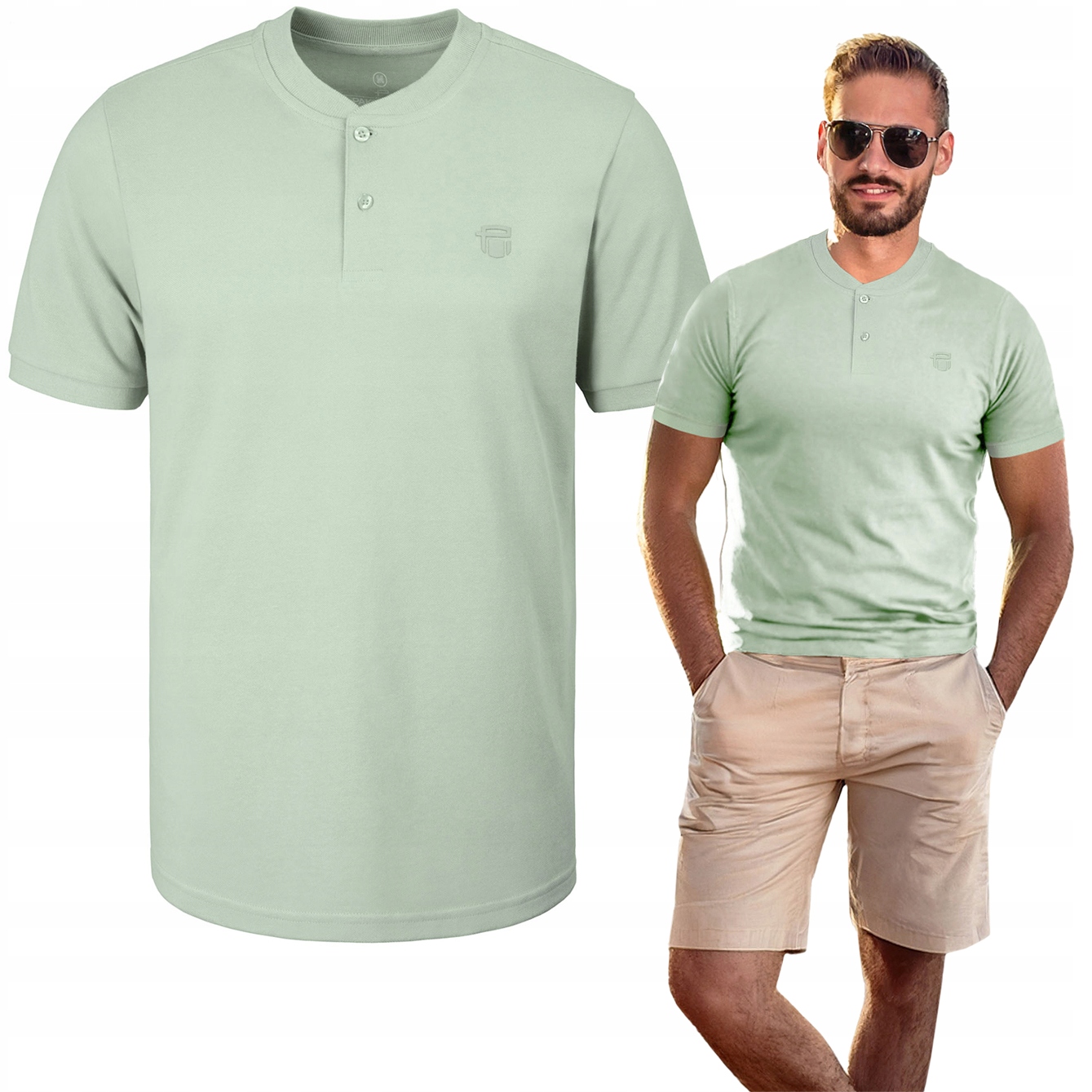 pánské tričko s mátovým sýrem Bavlna Pika Bylongo 2XL Pako Jeans