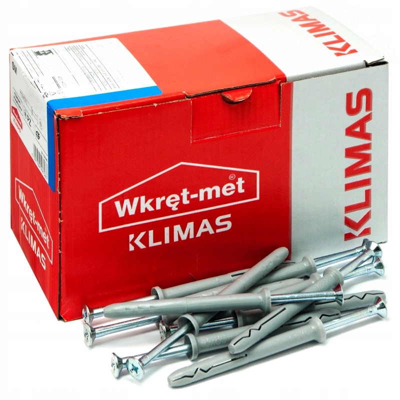 

Kołek szybki montaż 6x80 Sm 100szt wbijane klimas