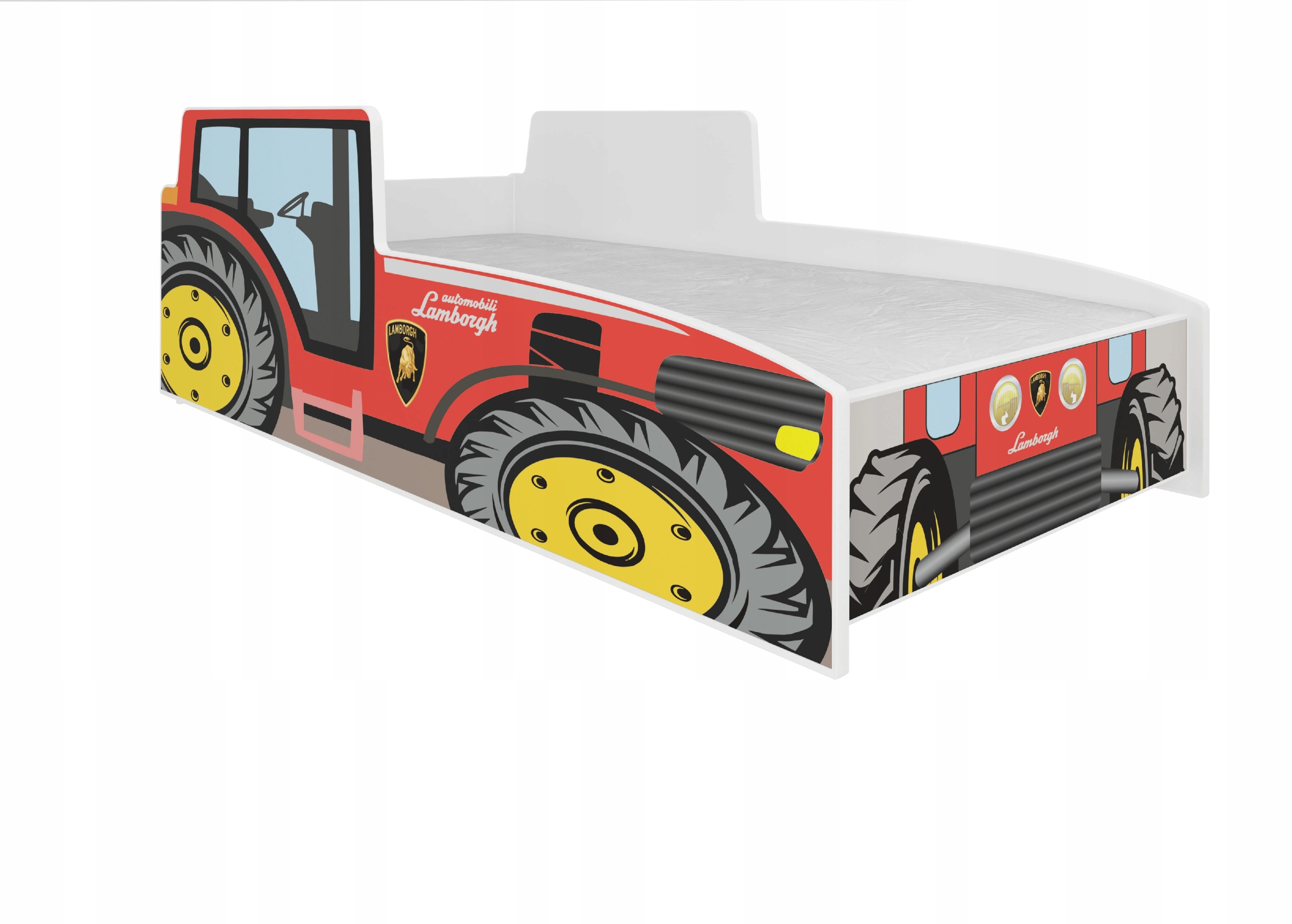 Łóżko z materacem TRACTOR RED 160x80 — 7