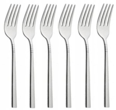 GERPOL SZTUĆCE APOLLO WIDELCZYKI DESEROWE DO CIASTA OWOCÓW TORTU DLA 6 OSÓB