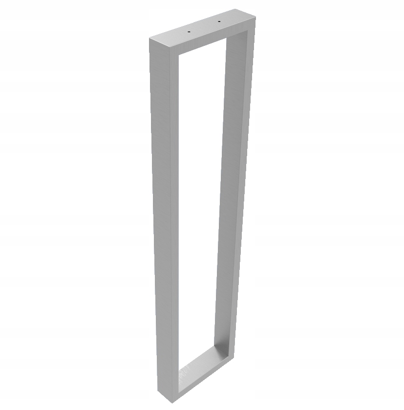 Noha nohy z nehrdzavejúcej ocele pre konzolu, rameno, stôl 20x85 cm, loft