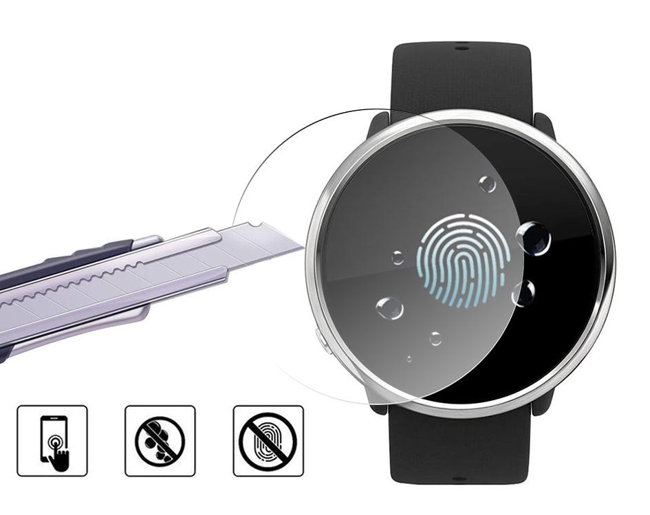 SZKŁO HARTOWANE SMARTWATCH ZEGAREK OCHRONA EKRANU Rodzaj szkło hartowane