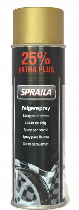 

Złoty Spraila Lakier Spray Farba Do Felg Nitro