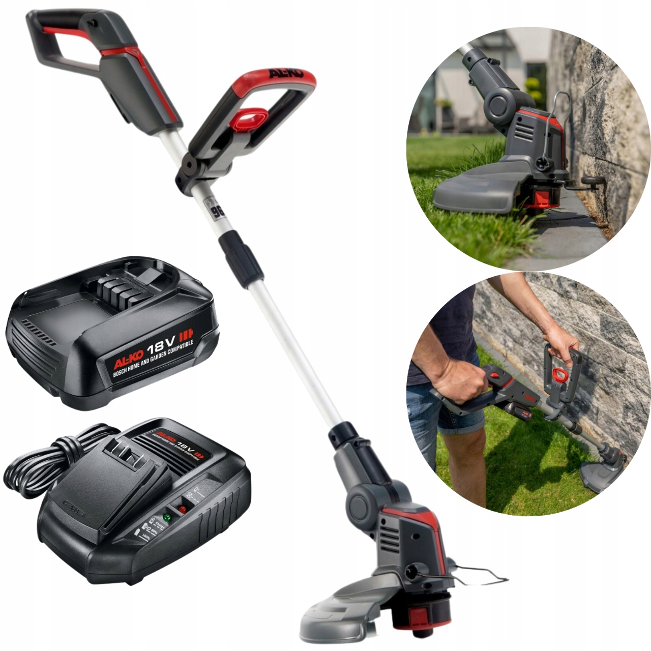 Akumulátorová sekačka Al-ko Gt 1825 18V baterie 2,5 Ah nabíječka