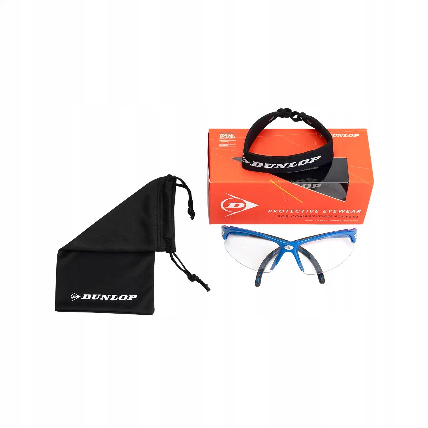 Ochranné brýle na squash Dunlop Eyewear Comp Players Blue