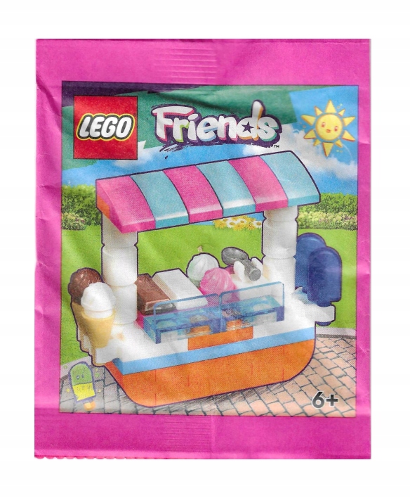 Lego Friends Paper Bag Saszetka Ice Cream Stand Stoisko z lodami #562407