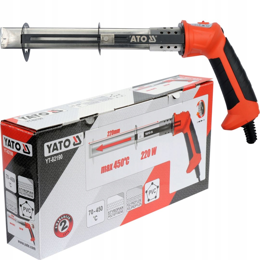 NÓŻ TERMICZNY DO CIĘCIA STYROPIANU PVC PP 220 W YATO