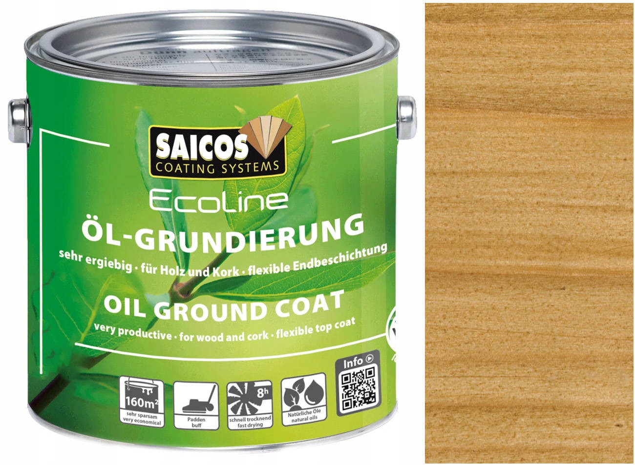 Saicos MultiTop Základný olej Dub 3458 0,75L