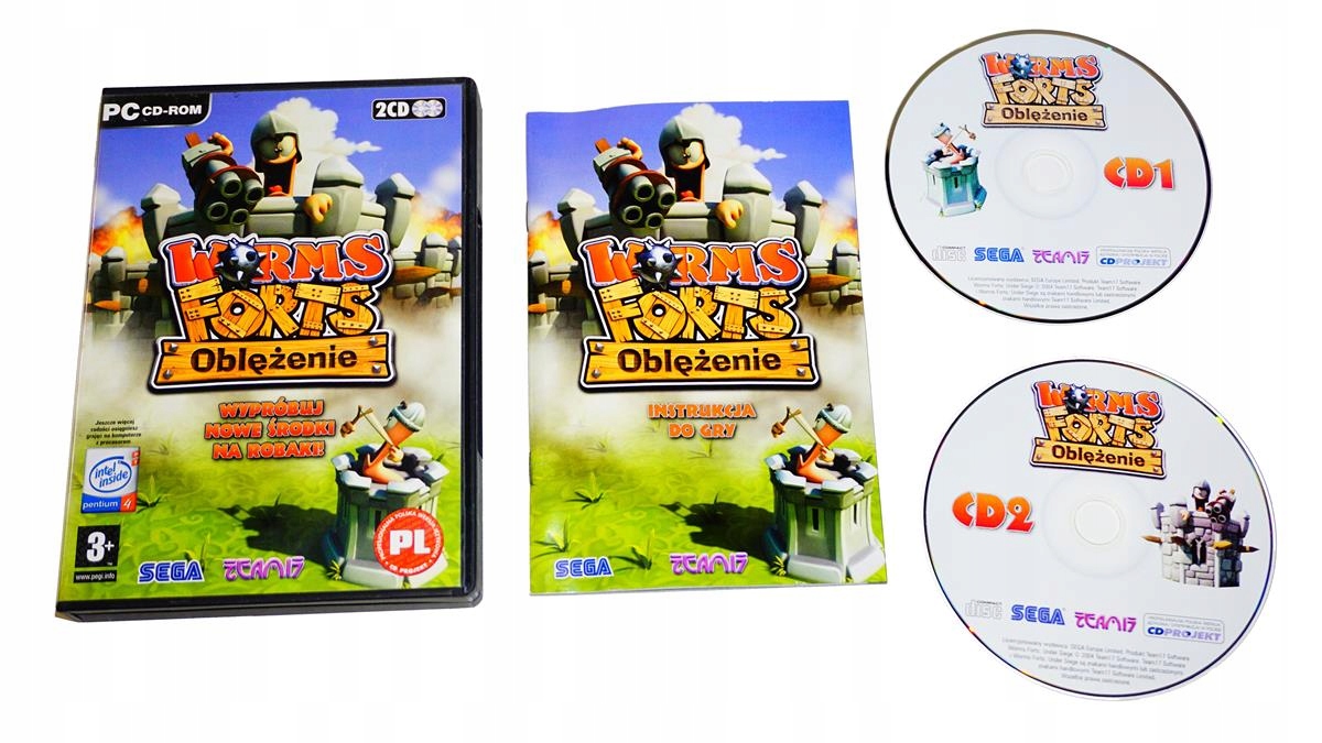 WORMS FORTS OBLĘŻENIE PREMIEROWE BOX PL PC