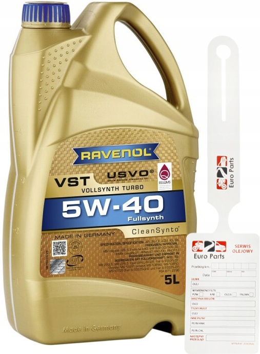 

Ravenol Vst 5W40 Cleansynto A3/B4 Sn/cf 5L