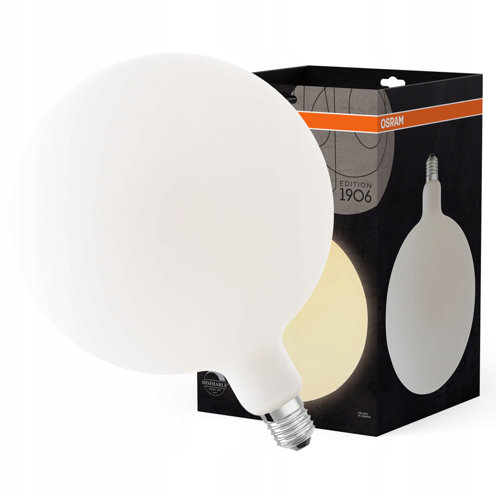 Dekorativní Led žárovka E27 7.3W 60W 2700K Stmívatelná Vintage 1906 Osram