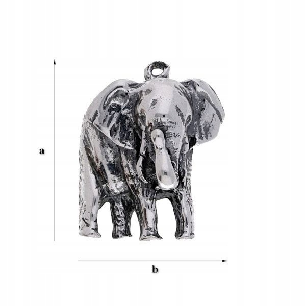 CHA-105 Slon Závěsný prvek Stříbro 925