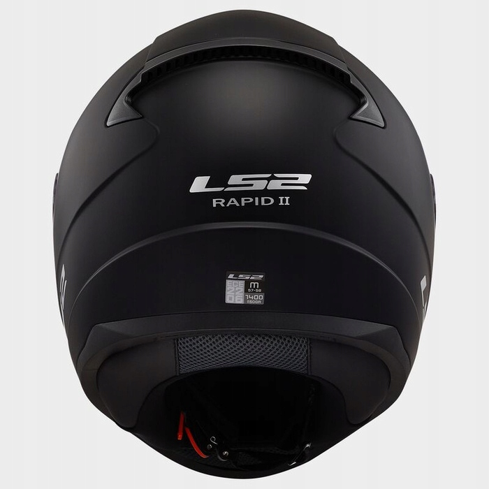 KASK MOTOCYKLOWY LS2 FF353 RAPID II CZARNY MAT MĘSKI SYSTEM PINLOCK Rozmiar XL