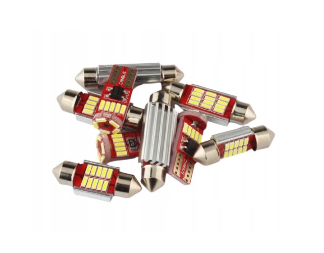 AUDI A5 Zestaw LED do wnętrza 12szt 6000K biel