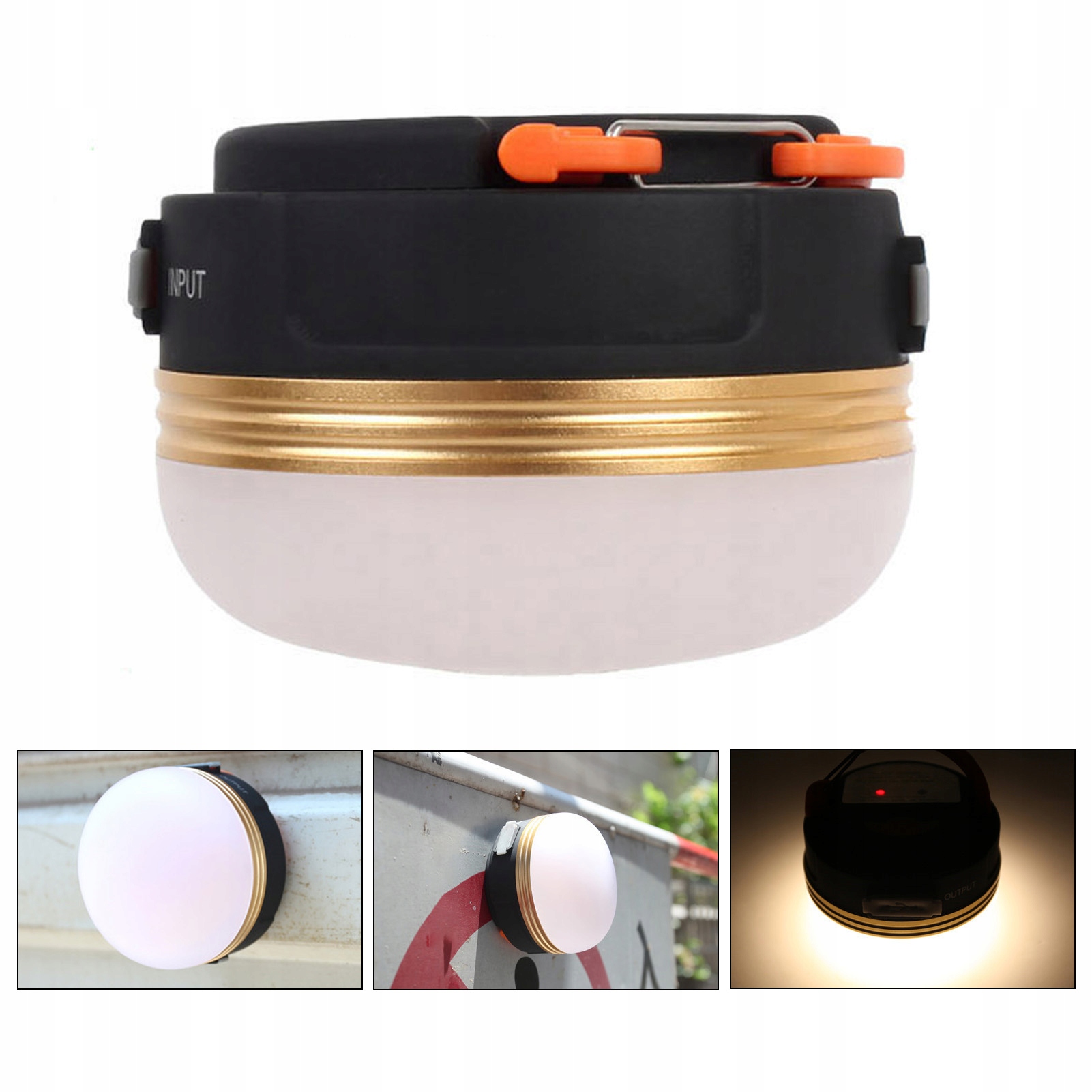 LAMPA LATARKA AKUMULATOROWA KEMPINGOWA TURYSTYCZNA Materiał ABS