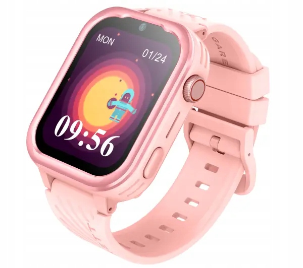 Smartwatch Garett SmartKids Essa 4G 48mm Lte Gps Wi-Fi różowy