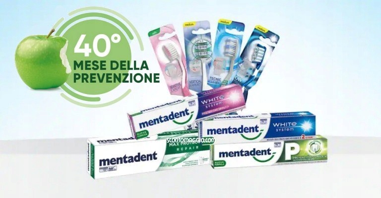 Mentadent Medium 0,23 mm protezione quotidiana szczoteczka do zębów