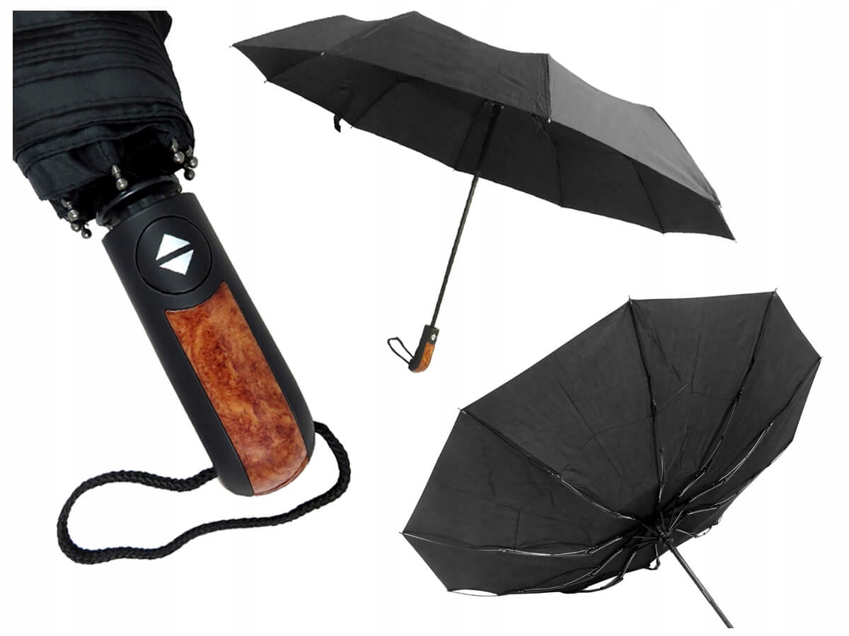 

Duży Składany Parasol Automatyczny XL 107 cm Mocny